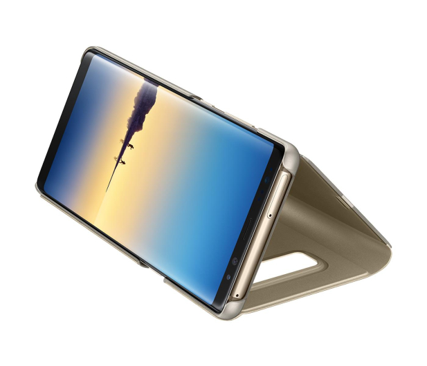 ETUI Clear View Standing Cover do Samsung Galaxy Note 8 zlote - 377877 - zdjęcie 4